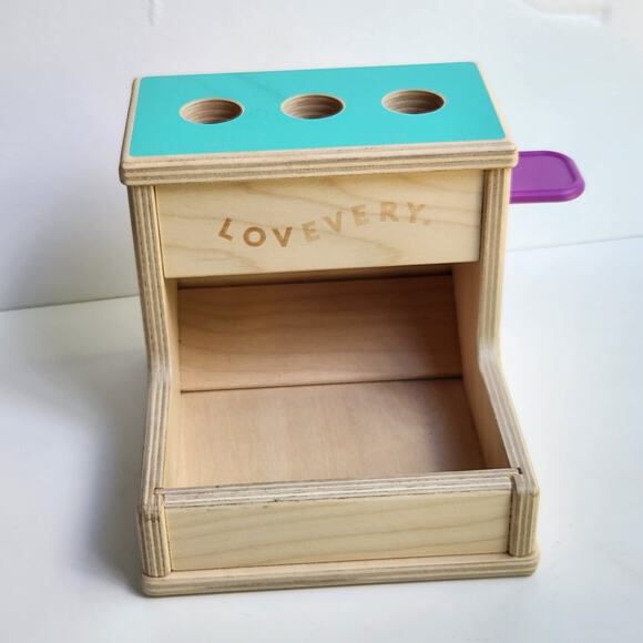 Lovevery Wooden Peg Drop Base Replacement Part Only Montessori Baby Toy No Pegs - Picture 2 of 8